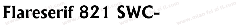 Flareserif 821 SWC字体转换